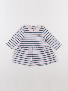 Sergent Major - robe rose, bleu - 9 mois
