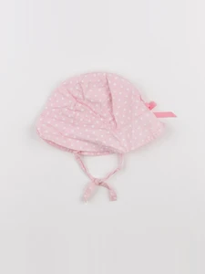 Obaïbi - chapeau blanc, rose - 12 mois