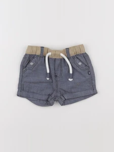 Obaïbi - short bleu - 6 mois