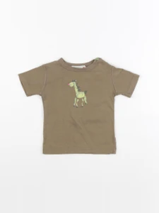 Bonpoint - tee-shirt marron - 6 mois