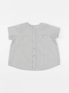 Bonpoint - chemise gris - 12 mois