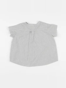 Bonpoint - chemise gris - 12 mois
