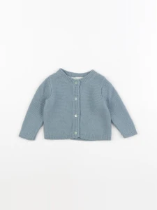 Bonpoint - gilet bleu - 3 mois