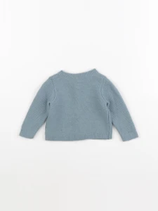 Bonpoint - gilet bleu - 3 mois