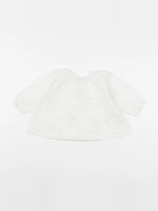 Bonpoint - blouse blanc - 6 mois