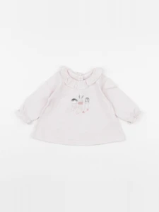 Tartine & Chocolat - tee-shirt rose - 3 mois