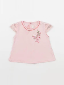 Kenzo - tee-shirt rose - 6 mois