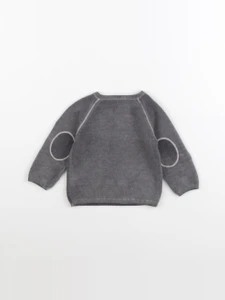 Bonpoint - pull gris - 12 mois