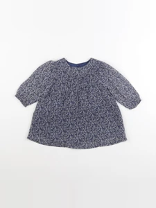 Rose et théo - robe bleu - 6 mois