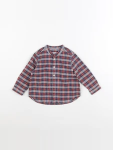 Tartine & Chocolat - chemise rouge, bleu - 1 an