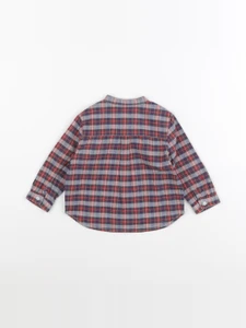 Tartine & Chocolat - chemise rouge, bleu - 1 an