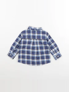 Tartine & Chocolat - chemise bleu - 6 mois