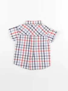 Tartine & Chocolat - chemise bleu - 6 mois