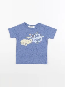 Bonpoint - tee-shirt bleu - 6 mois