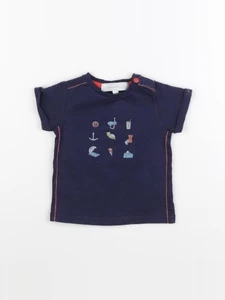 Tartine & Chocolat - tee-shirt bleu - 6 mois
