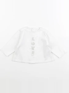 Chloé - tee-shirt blanc - 6 mois