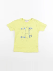 Bonpoint - tee-shirt jaune - 6 mois