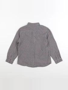 Bonpoint - chemise gris, bleu - 6 ans
