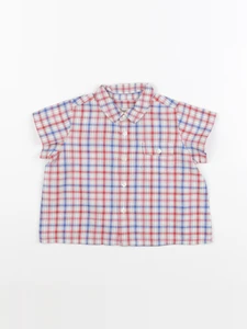 Bonpoint - chemise rouge - 12 mois
