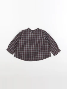 Bonpoint - chemise marron - 12 mois