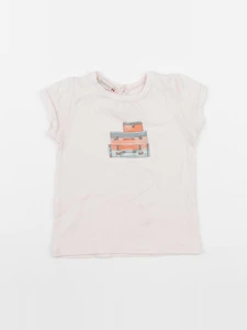 Bonpoint - tee-shirt rose - 6 mois
