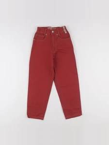 Vintage - jean rouge - 6 ans