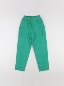 Vintage - pantalon doublé vert - 7 ans