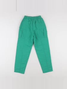 Vintage - pantalon doublé vert - 7 ans