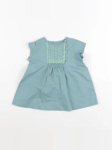 Bonpoint - robe vert - 6 mois