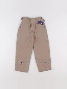 Vintage - pantalon doublé marron - 4 ans