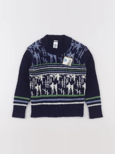Vintage - pull bleu - 4 ans
