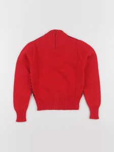 Vintage - pull rouge - 4 ans