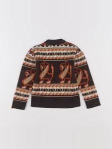 Vintage - pull marron - 2 ans