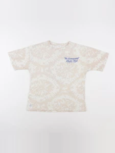 Zara - tee-shirt blanc, beige - 8 ans