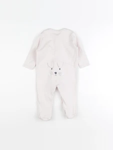 Vertbaudet - pyjama coton rose - 9 mois