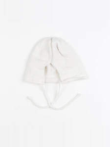 Zara - bonnet blanc - 3/6 mois