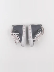 Vertbaudet - tennis à scratch/ lacets gris - pointure 20