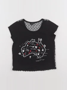 IKKS - tee-shirt noir - 3 ans