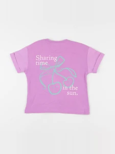 Zara - tee-shirt violet - 3 ans