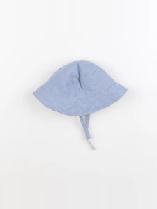 Tape à l'oeil - chapeau réversible bleu - 6/12 mois