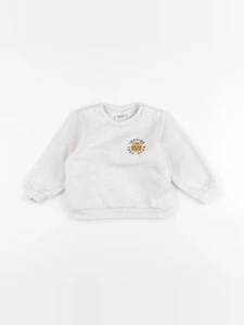 Tape à l'oeil - sweat imprimé au dos beige - 18 mois
