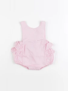 Jacadi - combinaison blanc, rose - 1 mois