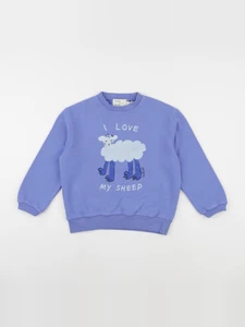 Wander & Wonder - Sweat Sheep bleu - 7/8 ans