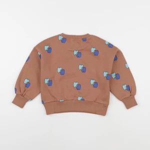 Wander & Wonder - Sweat Logo marron - 1/2 ans
