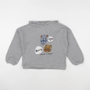 Wander & Wonder - Sweat Dog and Cat gris - 3/4 ans