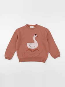 Wander & Wonder - Sweat Swan marron - 7/8 ans
