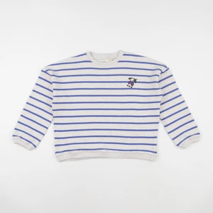 Wander & Wonder - Sweat Cherry rayé bleu - 0/3 mois
