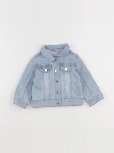 Vertbaudet - veste imprimé au dos bleu - 18 mois