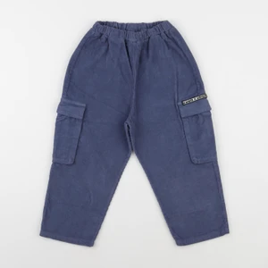 Wander & Wonder - Pantalon Cargo bleu - 9/10 ans