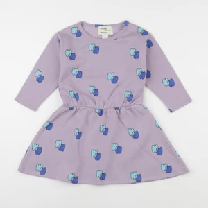 Wander & Wonder - Robe Logo violet - 3/4 ans